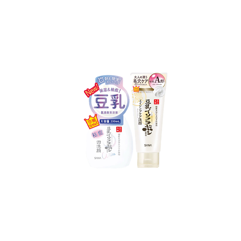 

Ранняя с поздняя а очищающее средство с соевым молоком Sana