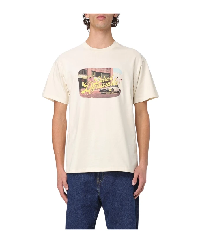 

Футболка с графическим принтом "Детройт Динамит" Carhartt Wip, бежевый