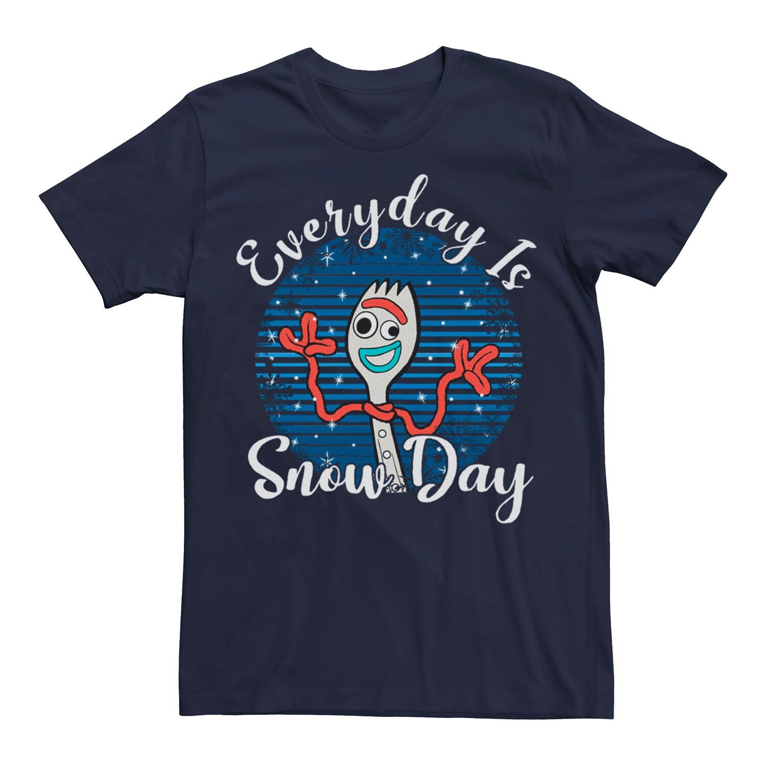 

Мужская футболка Disney/Pixar Toy Story Christmas Forky Everyday Is Snow Day Licensed Character