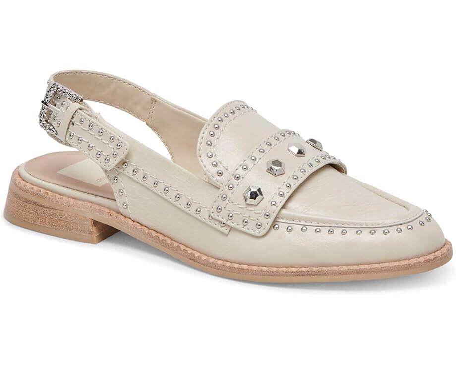 

Сандалии Dolce Vita Hardi Stud, цвет Ivory Crinkle Patent