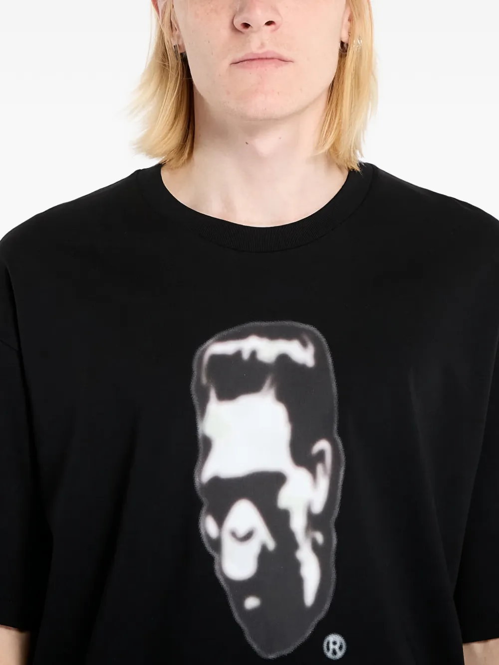 Футболка свободного кроя A Bathing Ape, черный — фото 4
