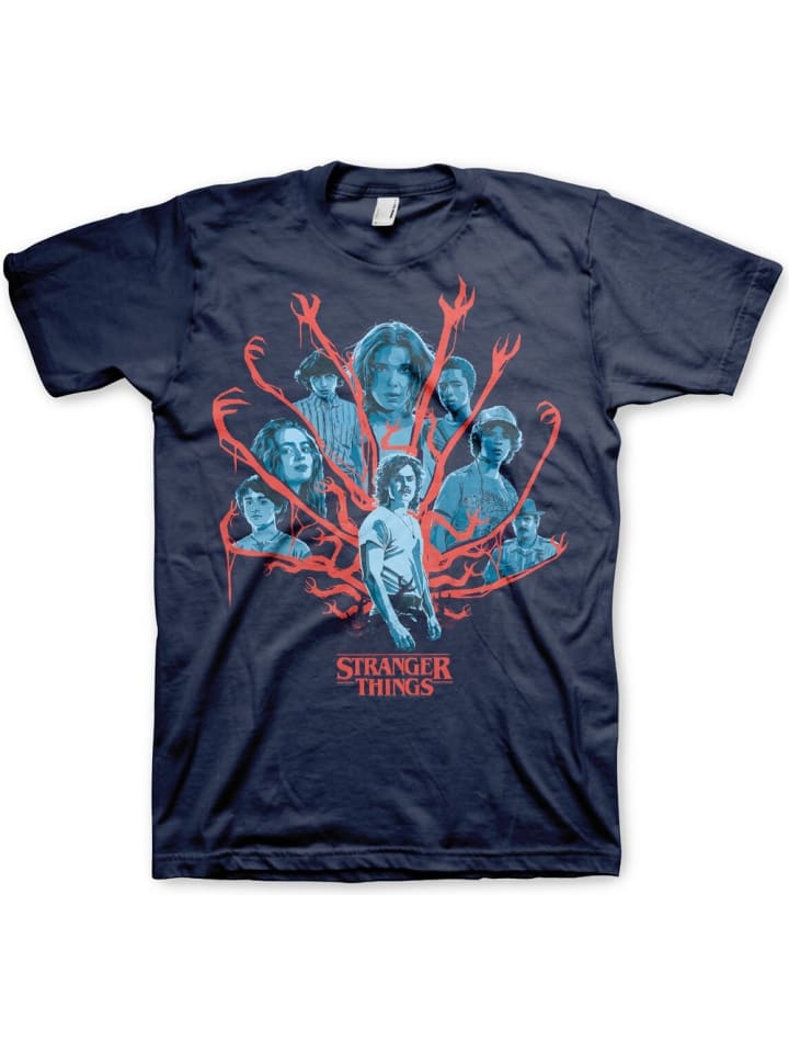 

Футболка Stranger Things, синий