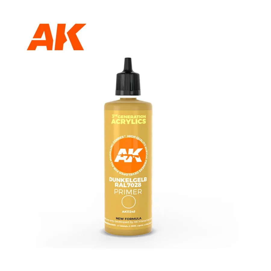 

Темно-желтый грунт, 3rd Gen Acrylic - Primers, Varnishes and Thinners