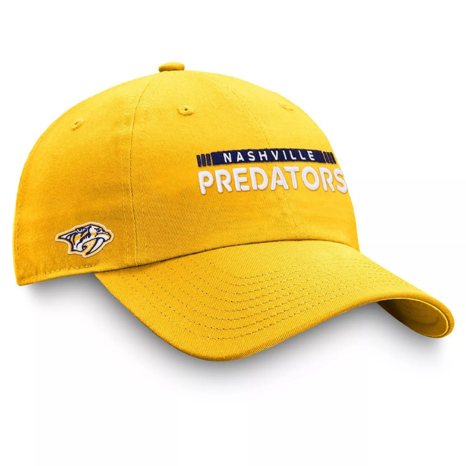 

Мужская регулируемая шапка Fanatics Gold Nashville Predators Authentic Pro Rink
