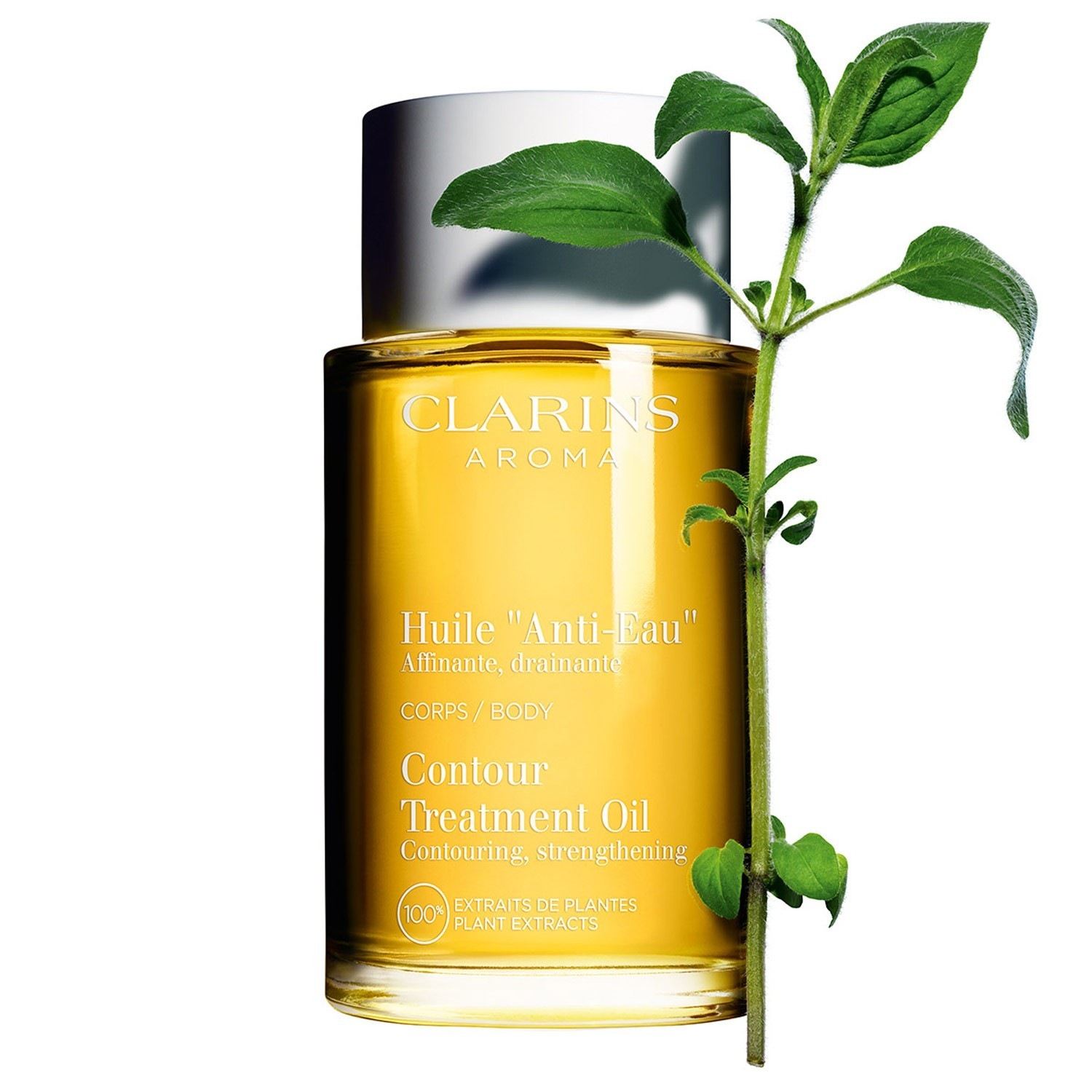 Масло для тела fitness-programm huile anti eau Clarins, объем 100 мл — фото 2