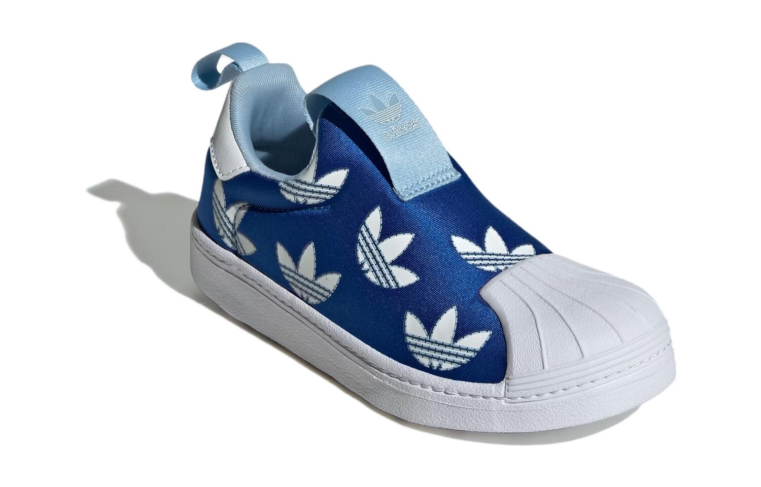 Adidas originals Superstar Series Kids Кроссовки для скейтбординга для детей, Blue — фото 4