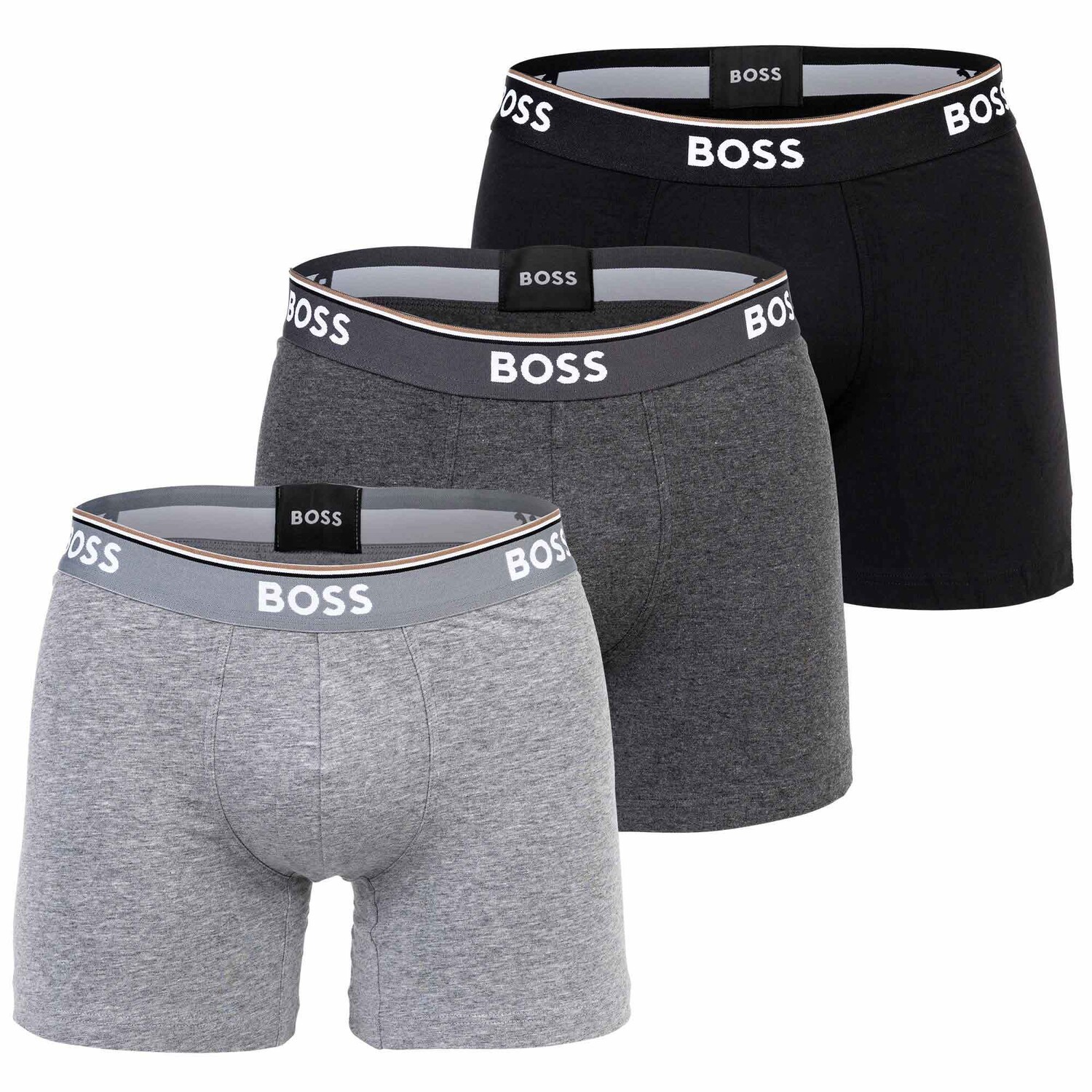 

Боксеры BOSS Boxershort 3 шт, серый