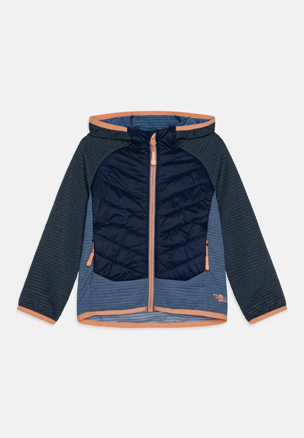 Женская куртка-сирдал для активного отдыха Trollkids, Navy/Lotus Blue/Dahlia