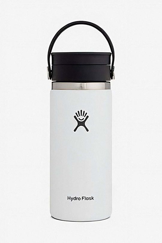 

Термобутылка с гибкой крышкой и шириной 16 унций Hydro Flask, белый