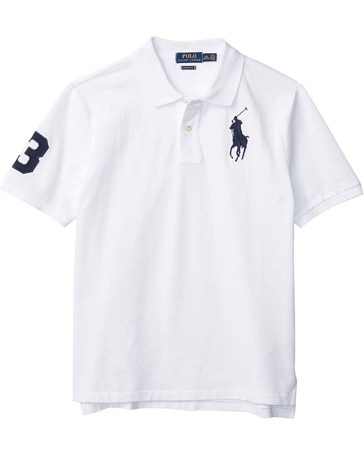 

Поло Polo Ralph Lauren Kids Big Pony Cotton Mesh Polo Shirt, белый