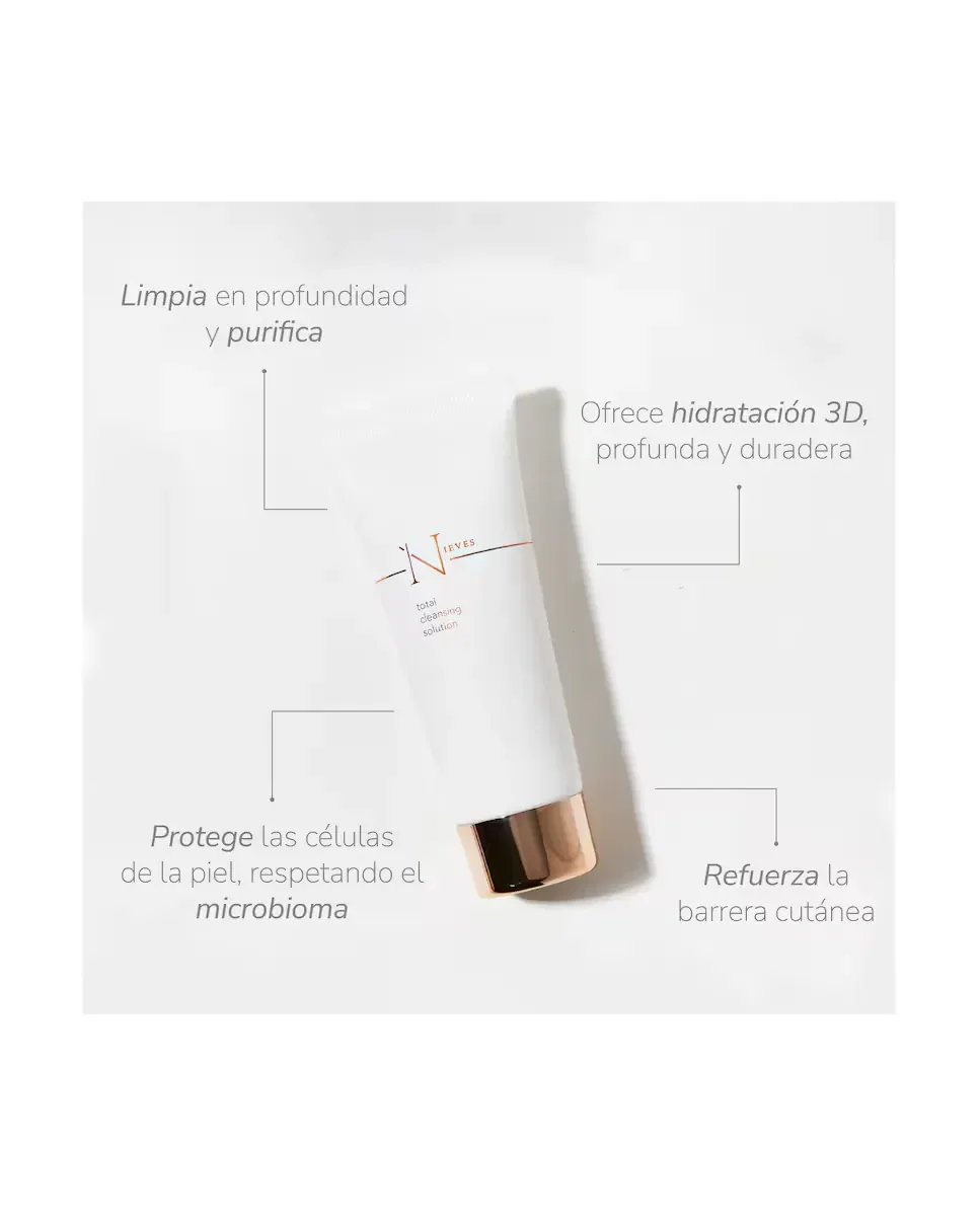 Гель для умывания Nieves By Nieves Álvarez — Очищающий гель для лица Total Cleansing Solution, 100 мл — фото 2