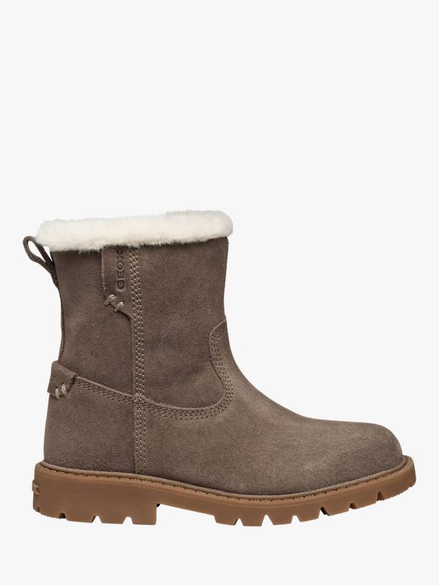 

Детские зимние ботинки Shaylax из замши Geox, Smoke Grey