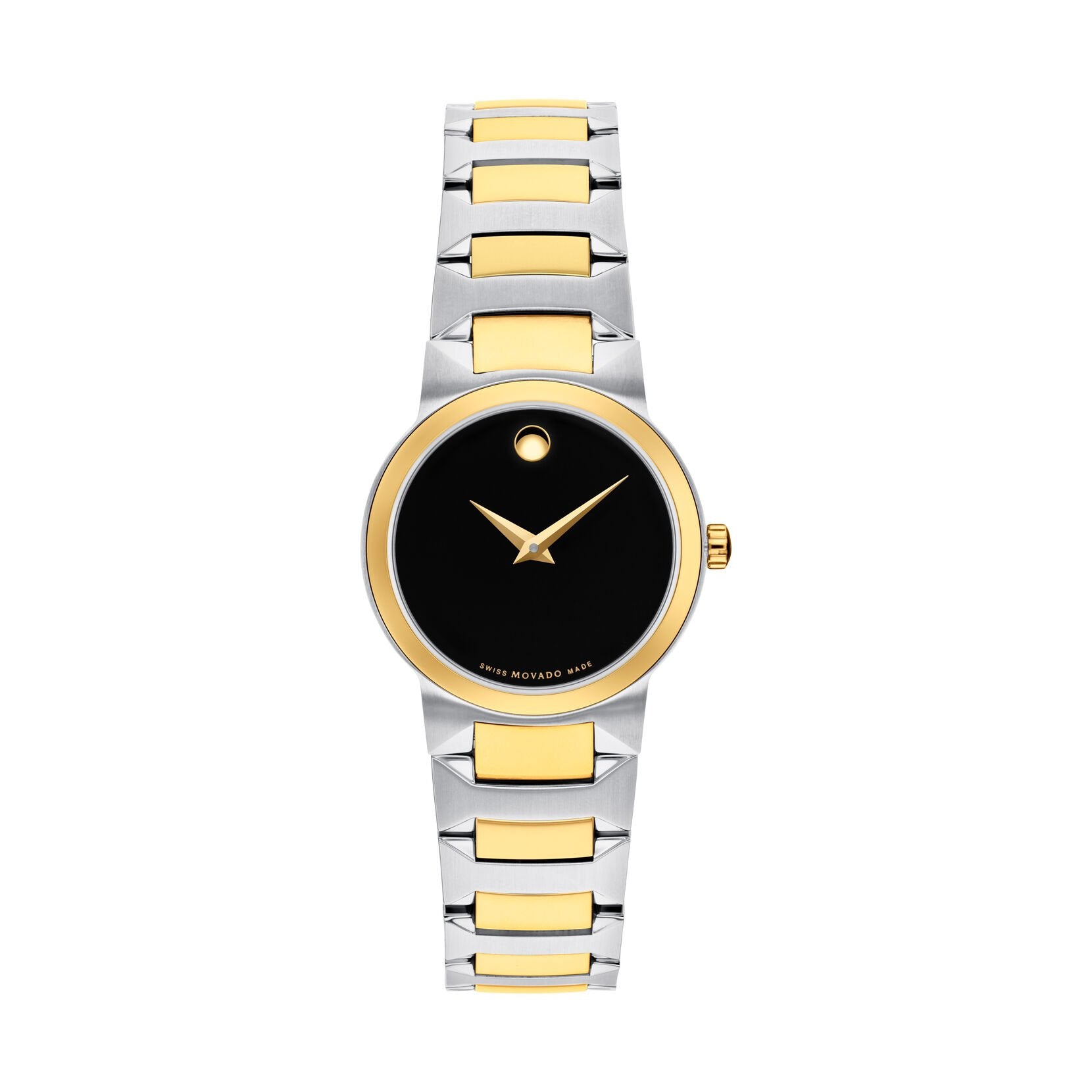 

Женские кварцевые часы Movado Temo 26,1 мм 0607296, цвет silver and gold