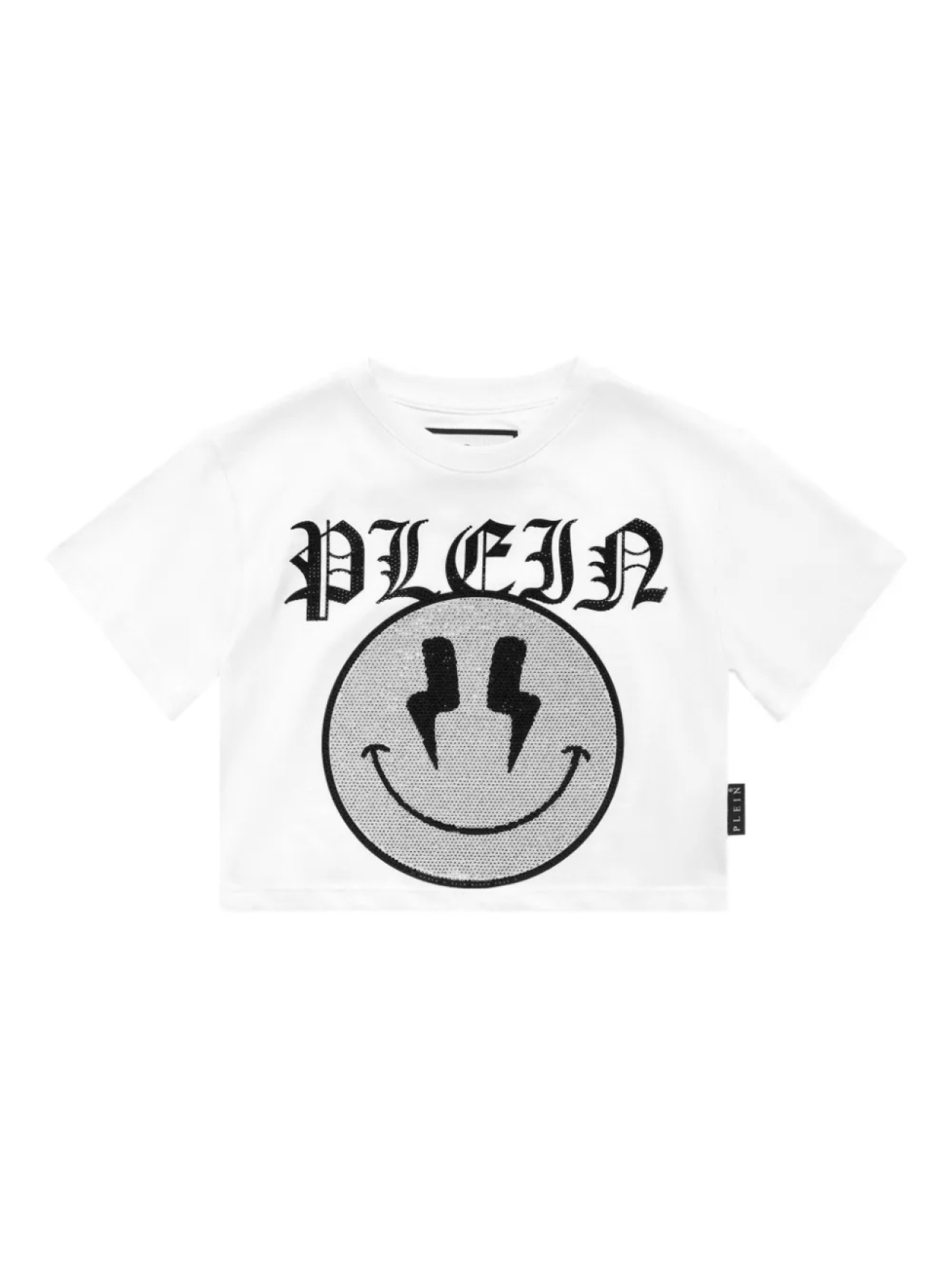 

Philipp Plein укороченная футболка Smile, белый