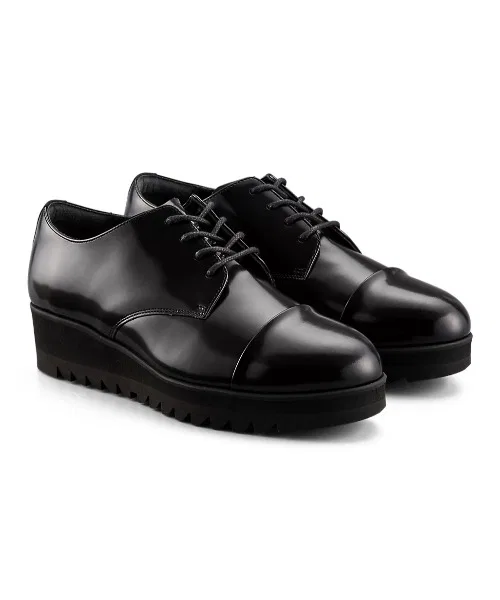 Унисекс кожаные дерби THE ONITSUKA DERBY чёрные — фото 3