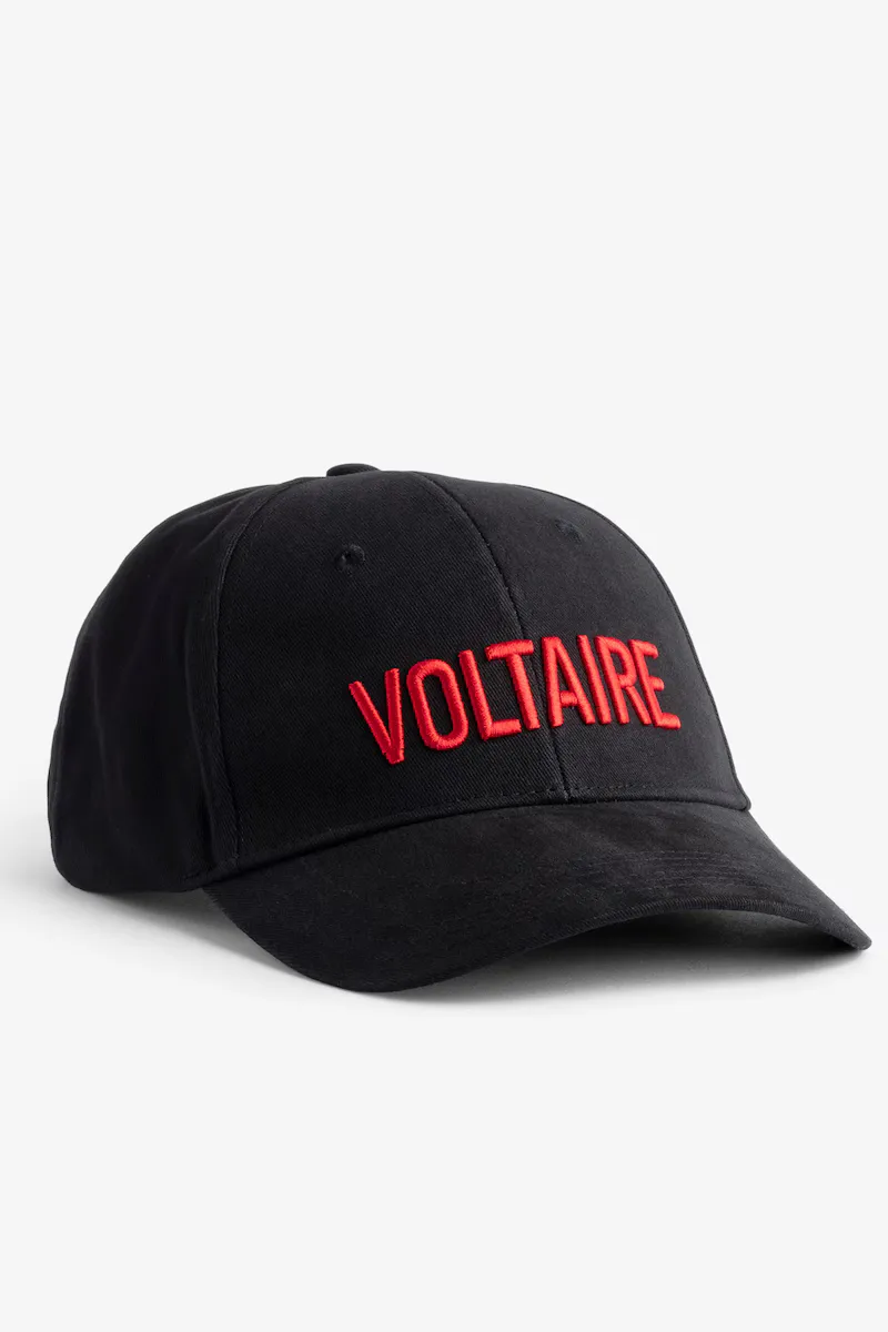 

Klelia Voltaire женская красная хлопковая кепка Zadig & Voltaire, черный