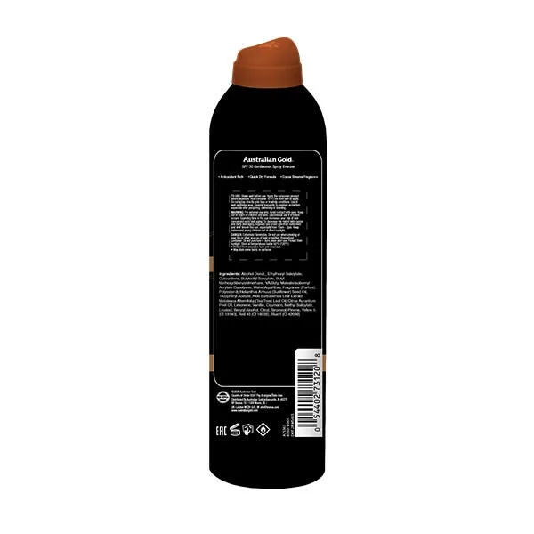 Солнцезащитный спрей SPF 30 AUSTRALIAN GOLD Instant Bronzer 177 мл — фото 2