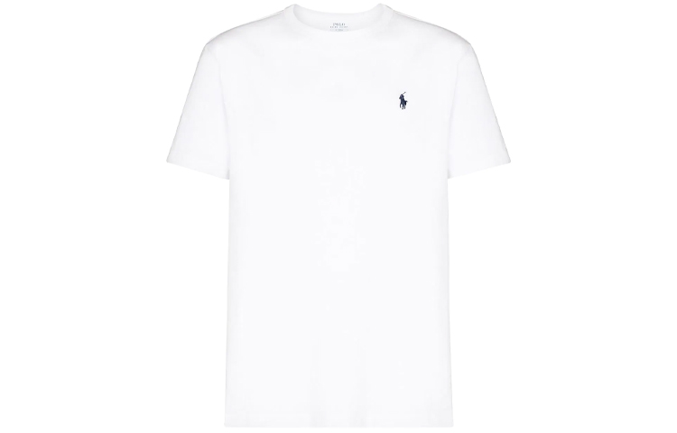 Классическая футболка из плотного джерси Polo Ralph Lauren, белый — фото 3