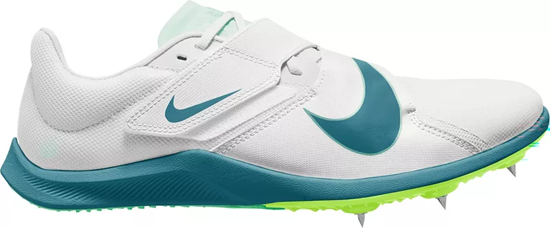 Легкоатлетические кроссовки Nike Zoom Rival Jump, белый/зеленый