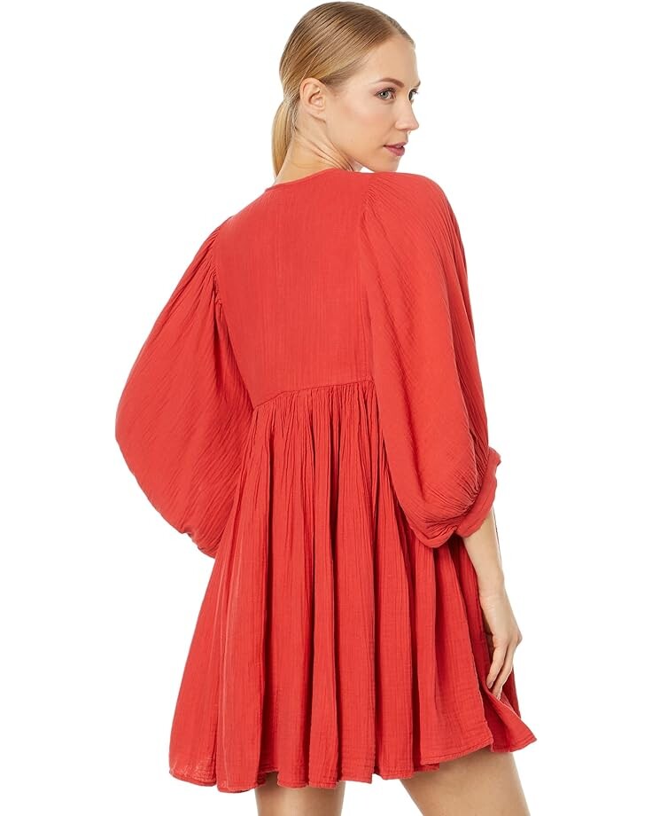 

Платье SUNDRY Boho Tunic Dress, цвет Cherry