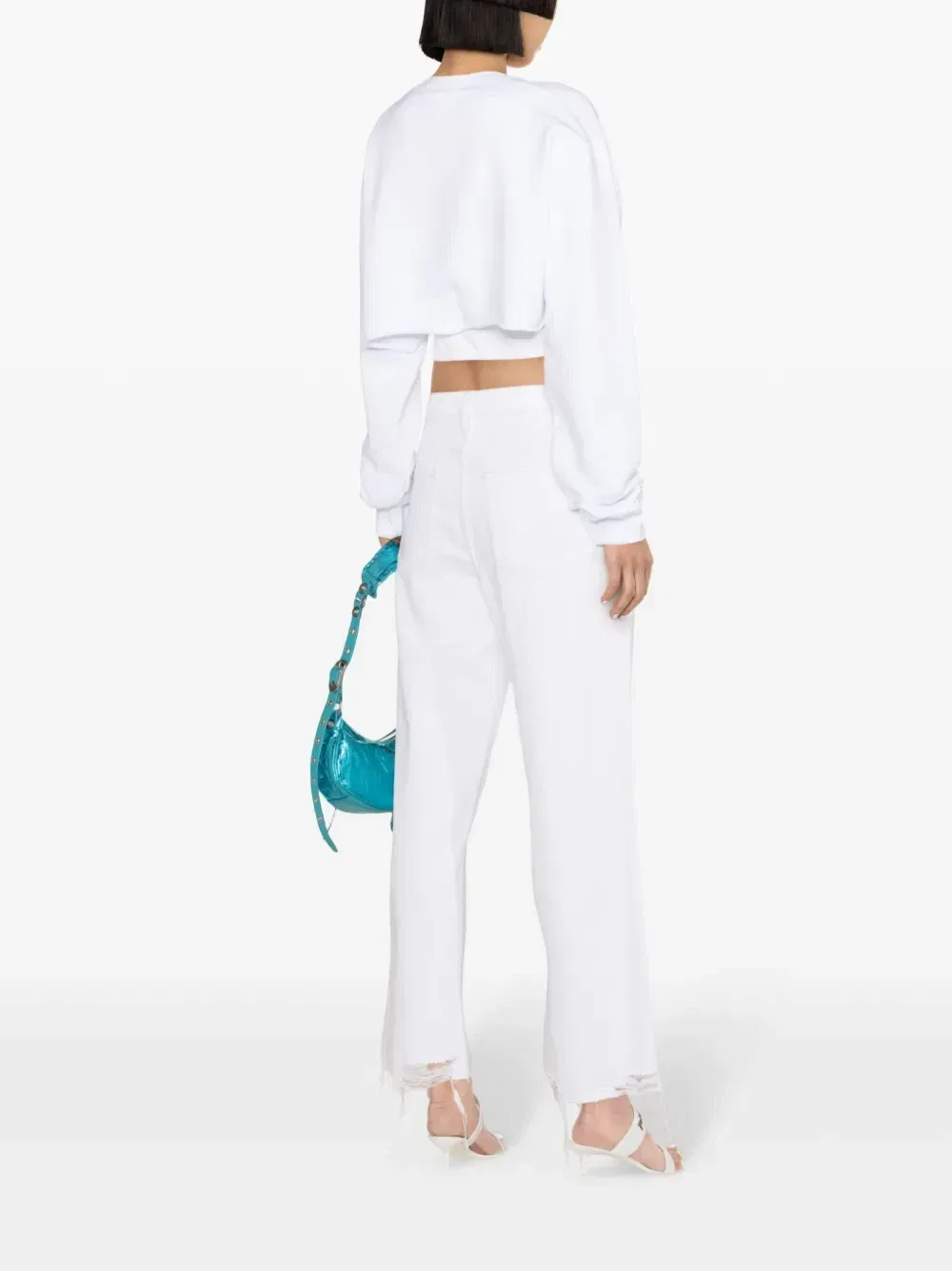 Толстовка Corset Rock Cool Fit Dsquared2, белый — фото 4