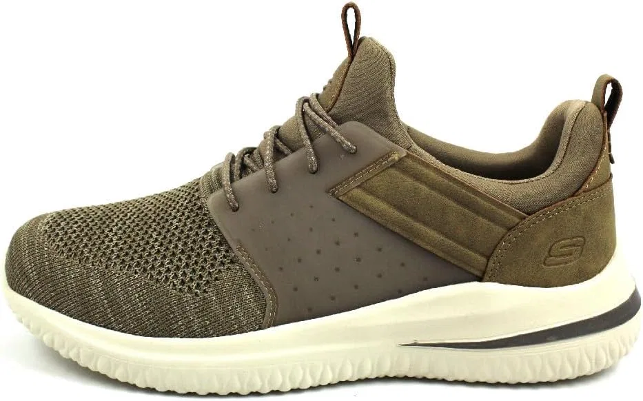 Кроссовки модные Skechers Delson 3.0 Cicada, хаки — фото 2