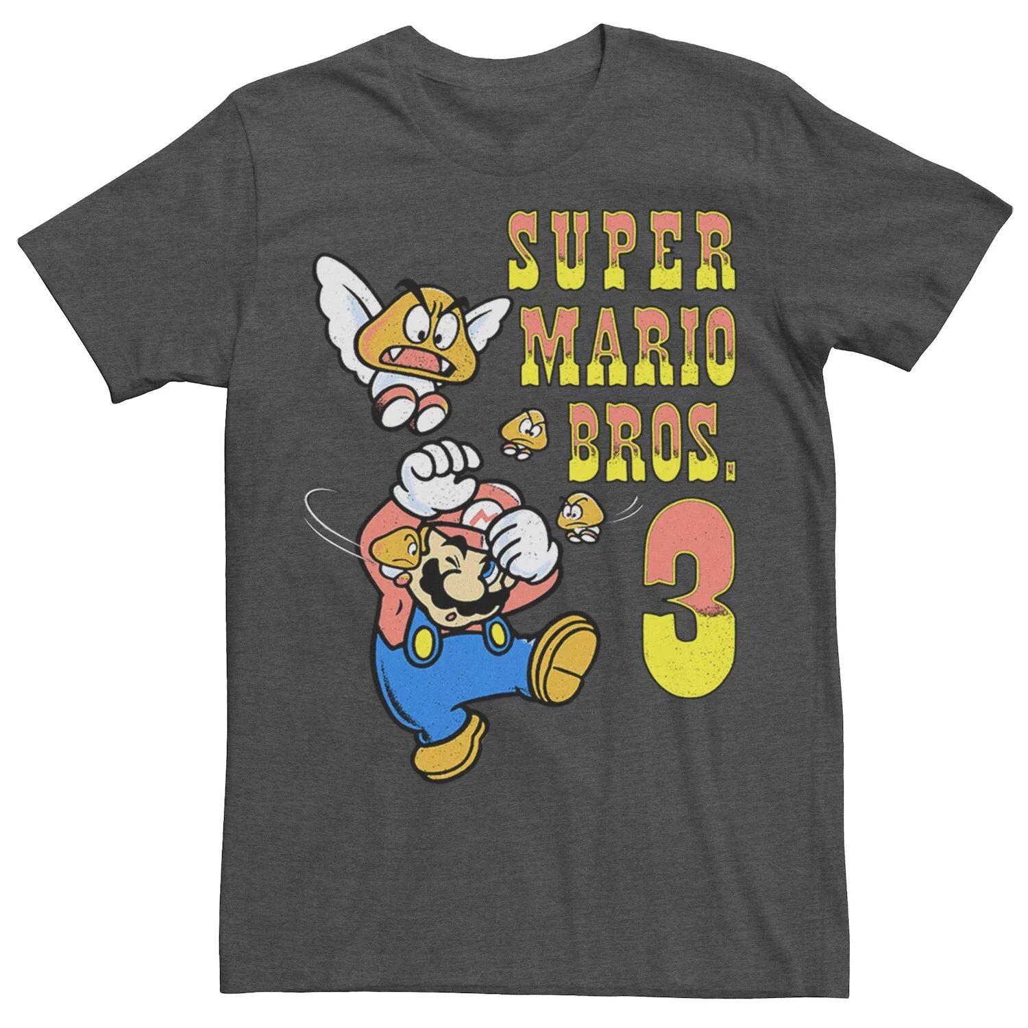 

Мужская футболка Super Mario 3 Flying Goombas Licensed Character