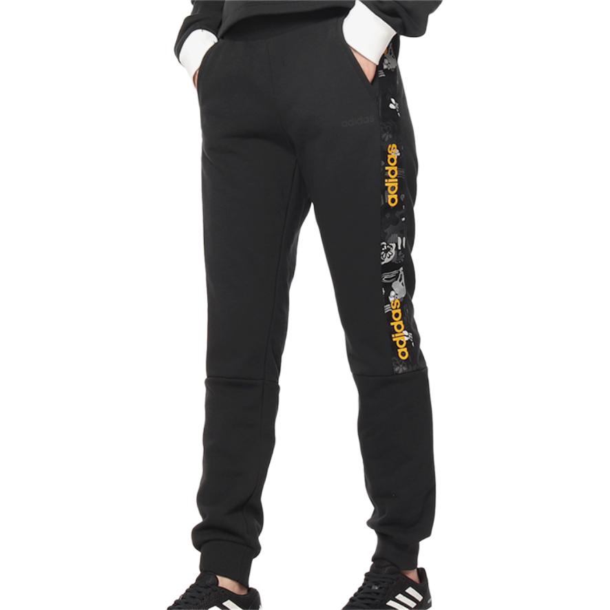W ARTIST TP Вязаные спортивные штаны Женские Черный Adidas Neo — фото 2