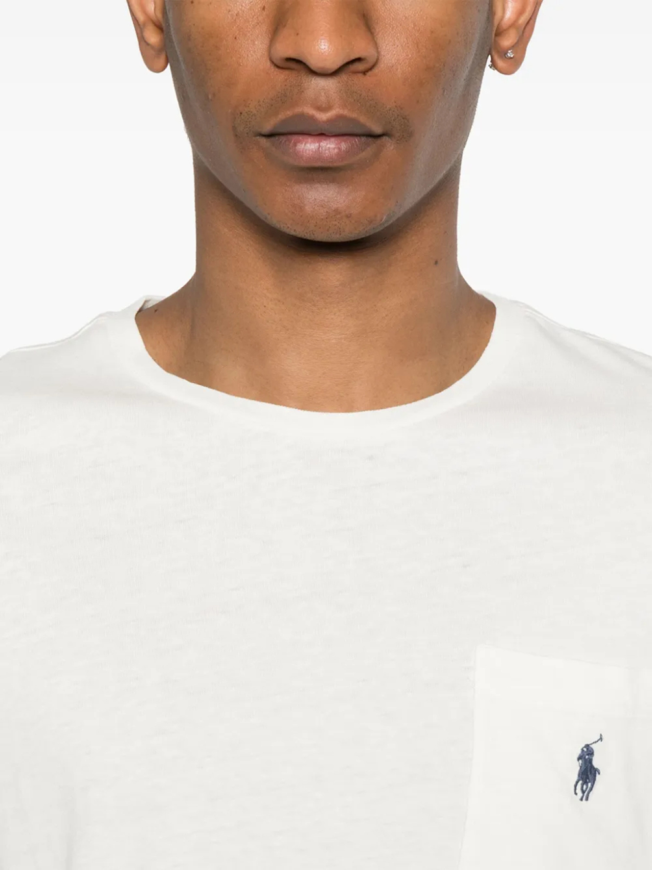 Футболка с вышивкой Polo Pony Polo Ralph Lauren, белый — фото 4