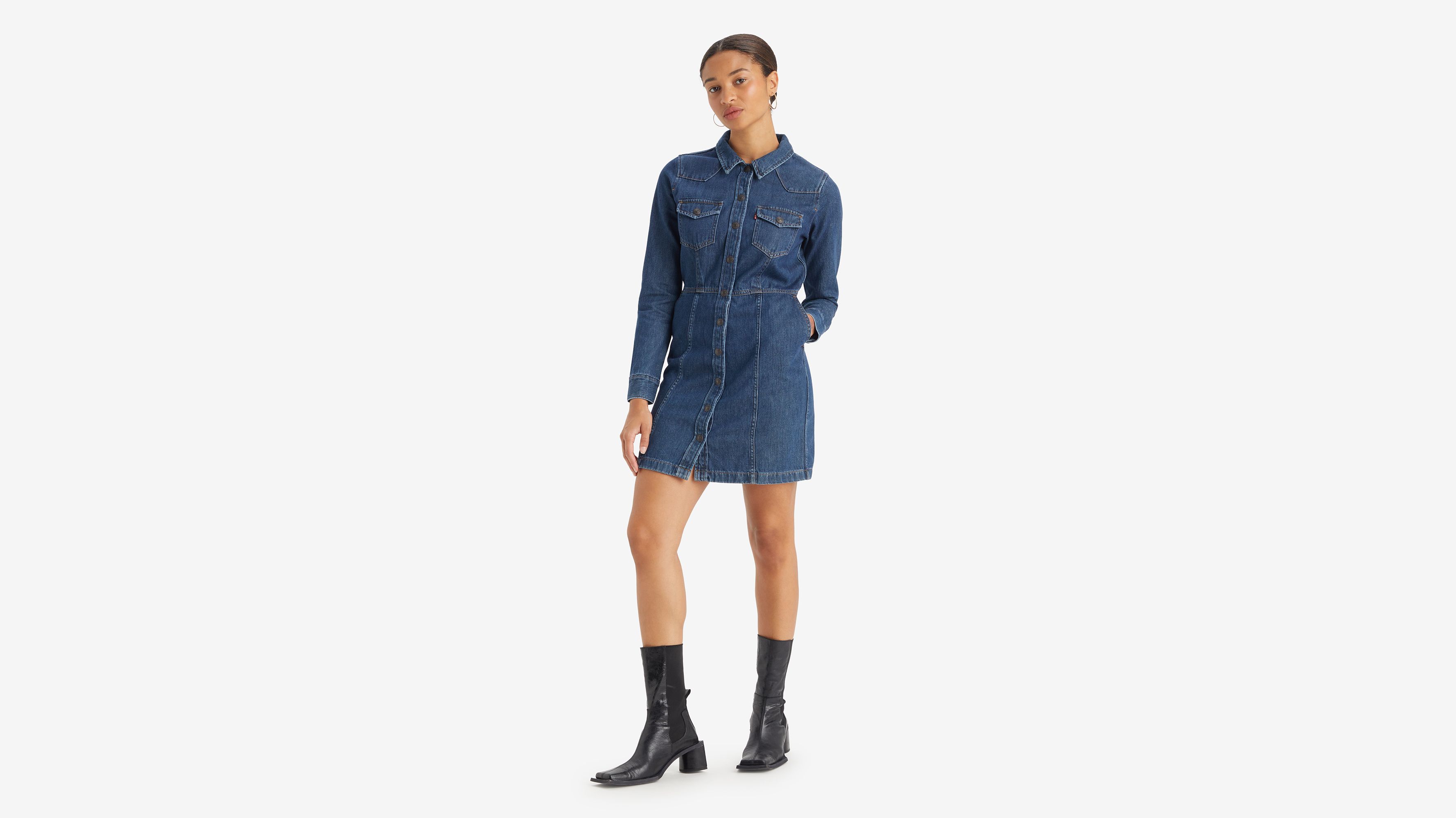 

Платье Флинн в стиле вестерн Levi's, цвет A New York Moment - Dark Wash