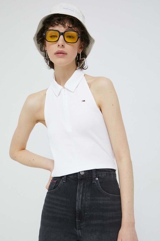 

Топ Tommy Jeans, белый