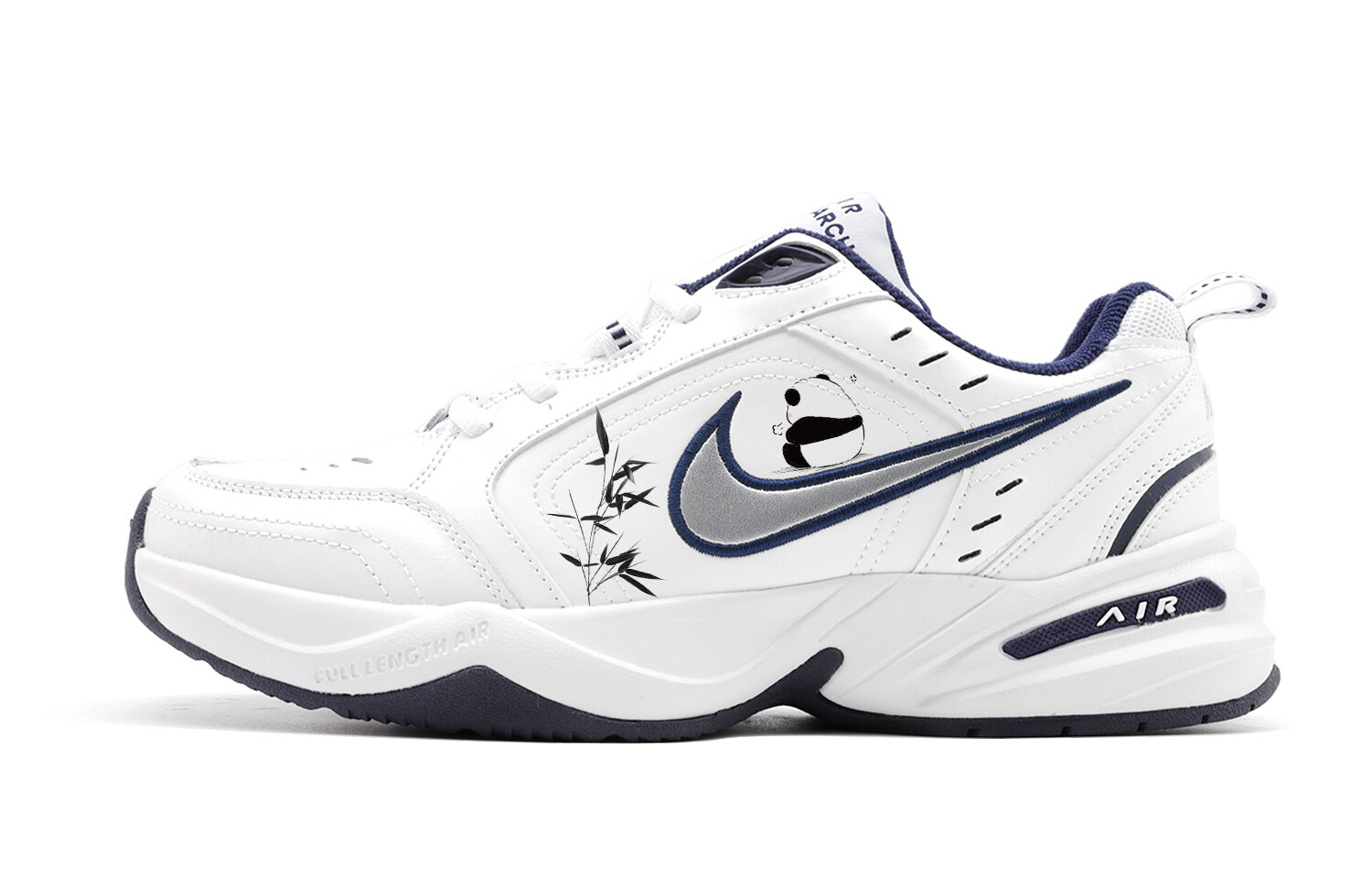 Массивные кроссовки Nike Air Monarch 4 унисекс, University Blue/White/Black