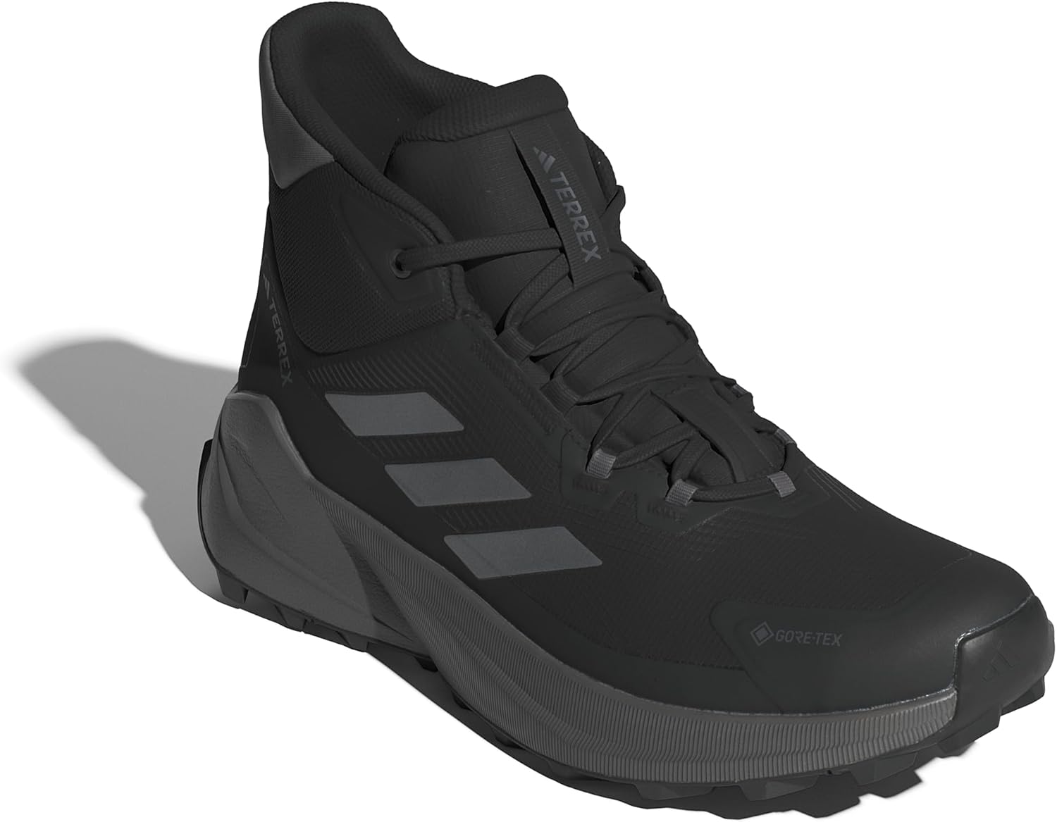 Мужские походные ботинки Adidas Terrex Trailmaker 2.0 Mid Top с Gore-tex, черный/серый/угольный — фото 4