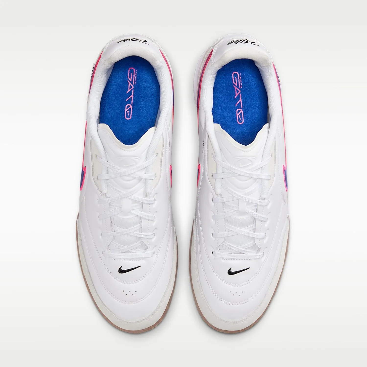 Мужские спортивные кроссовки Nike Tiempo Streetgato, белый/синий/розовый — фото 4