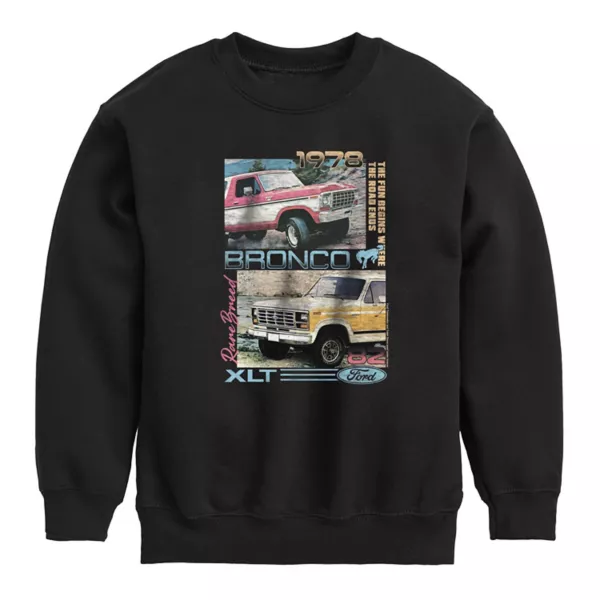 

Флисовая толстовка Ford Bronco для мальчиков 8-20 лет Licensed Character, черный