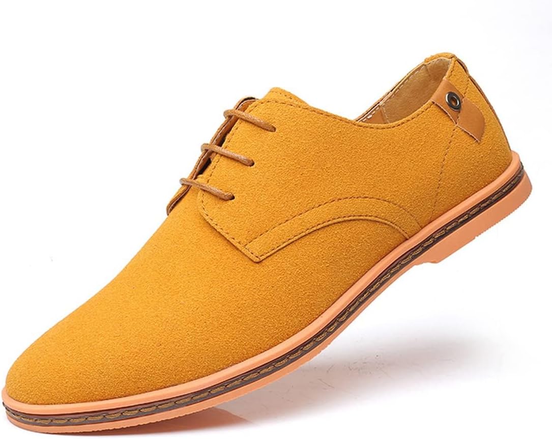 

Мужские лоферы с двойной пряжкой Monk-Strap, летние, деловые, броги, дышащие, комфортные, кожаные оксфорды с крылом Asifn, желтый