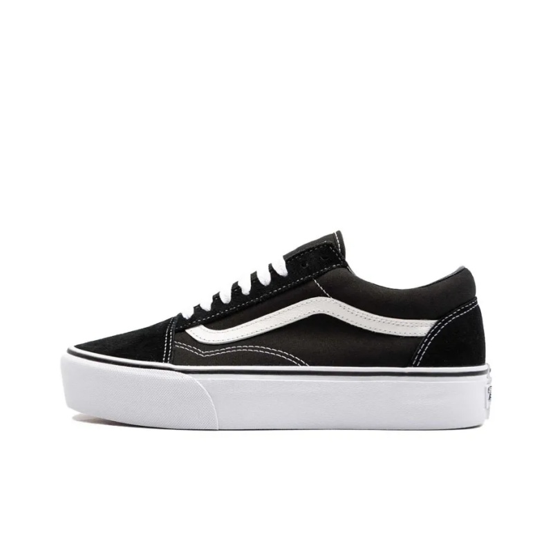 

Vans Амортизация, износостойкие низкие детские повседневные кроссовки Black для подростков