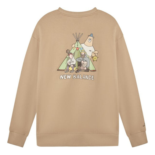 

Свитер New Balance x JHI Lifestyle Crew Neck Pullover 'Brown', коричневый