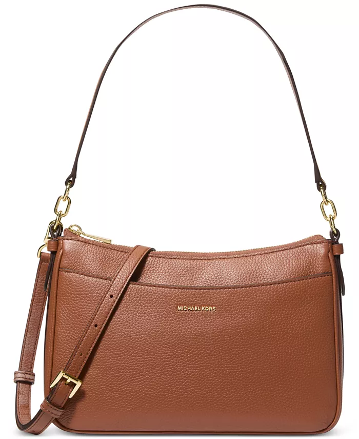 

Сумка-мессенджер Michael Kors Small Top Zip-Pouchette Crossbody, коричневый
