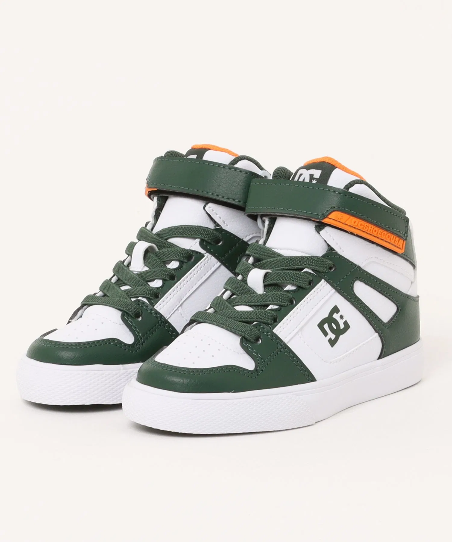 Детские кроссовки DC SHOES PURE HIGH-TOP SE EV SN бело-серые