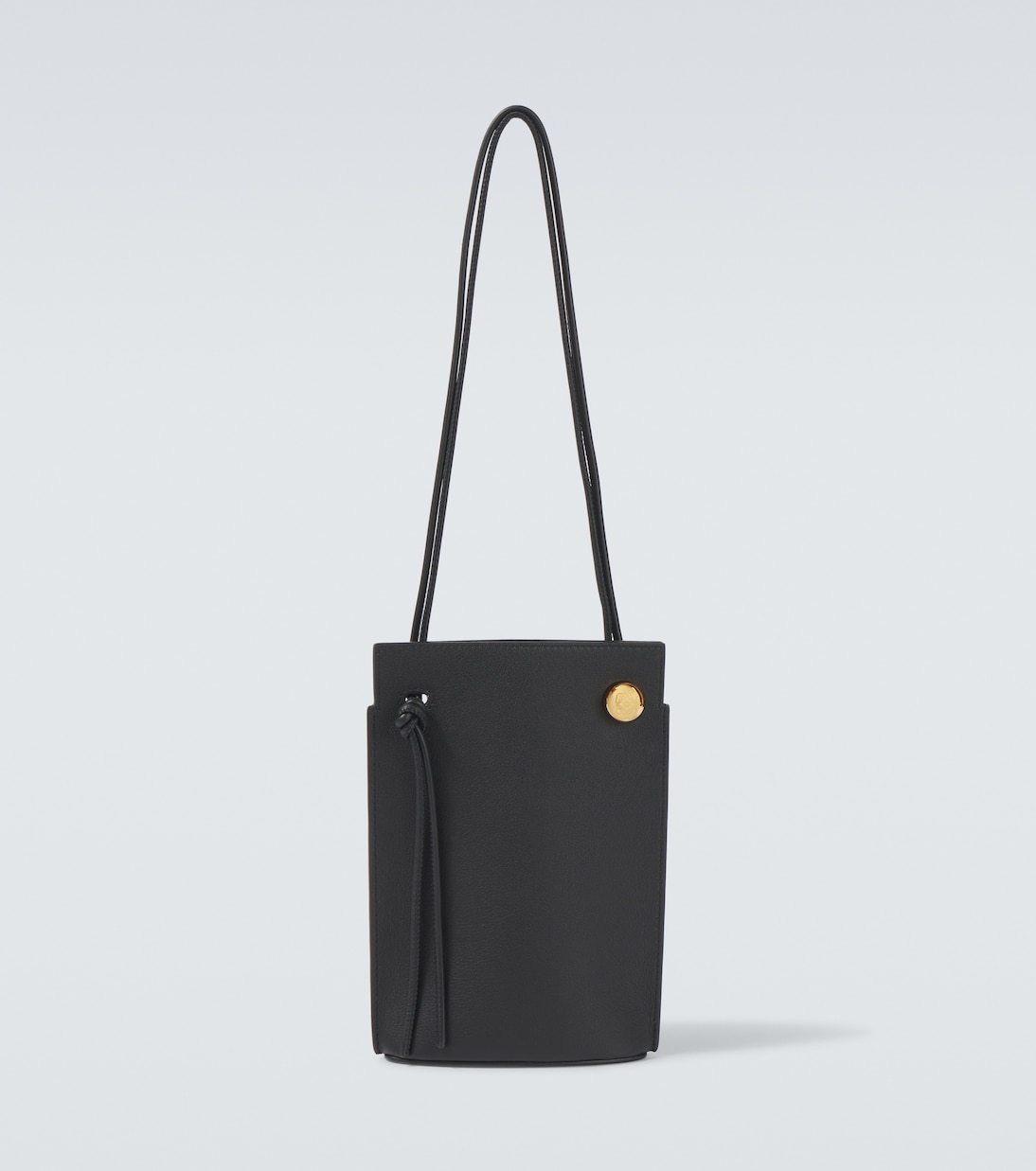 

Кожаная наплечная сумка Pebble Dice Pocket Loewe, черный