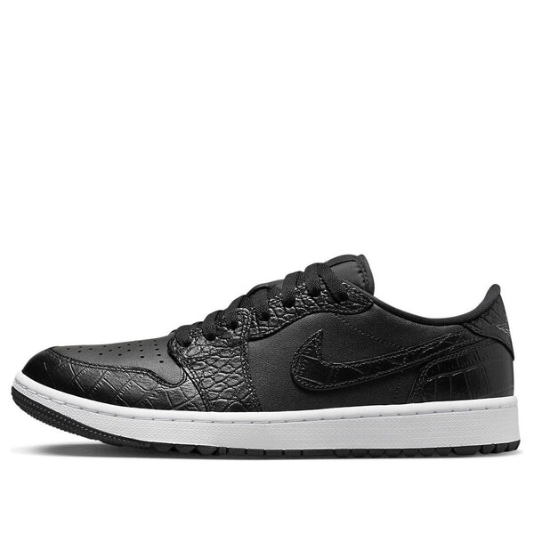 

Кроссовки 1 low golf 'black crocodile' Air Jordan, черный