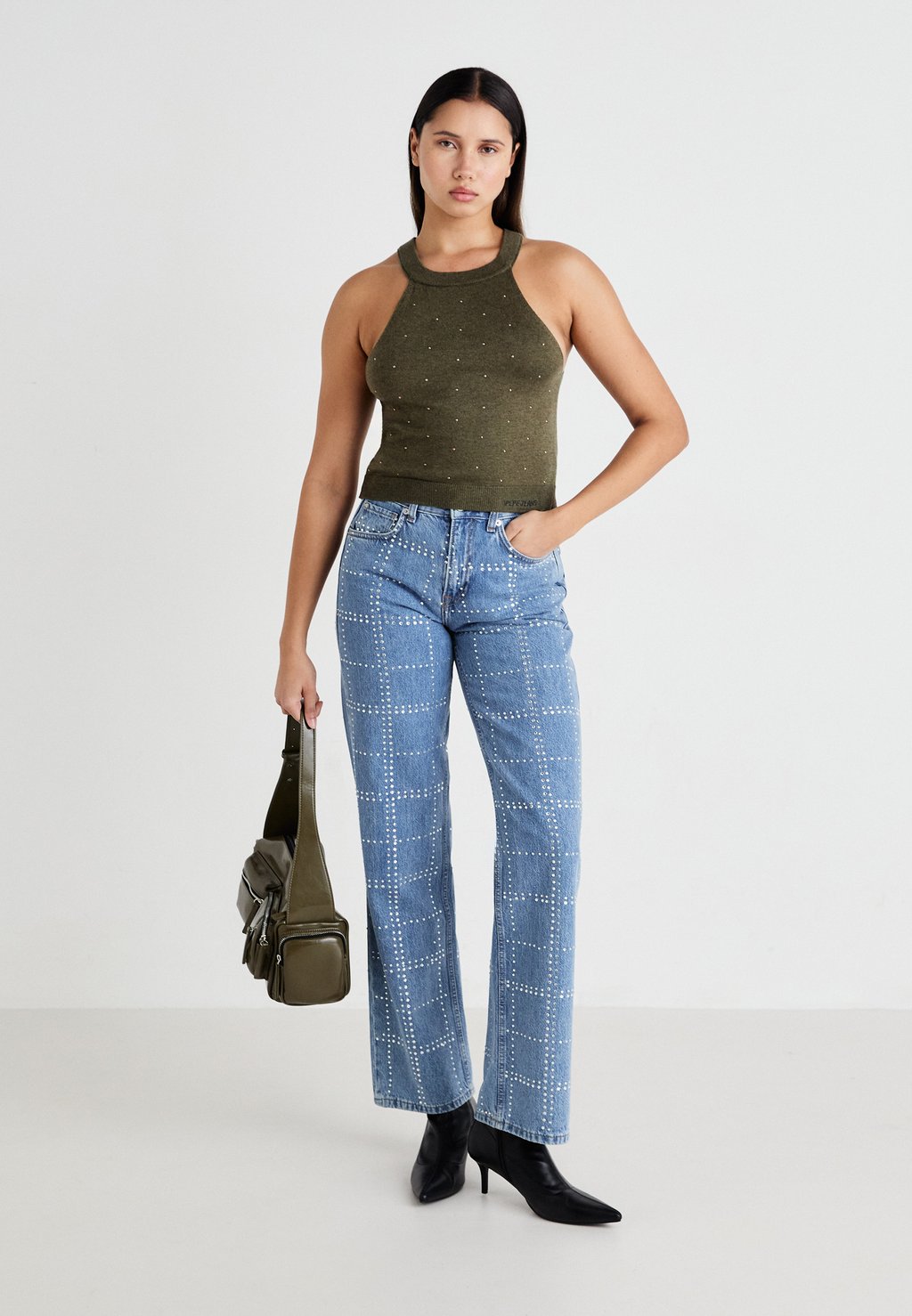 

Топ HALO Pepe Jeans, зеленый