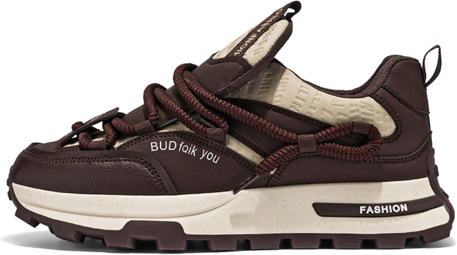 

Мужские новые спортивные кроссовки с низким верхом и толстой подошвой, модные повседневные кроссовки, скейтбордические, минималистичные, кухонные тапочки Generic, коричневый