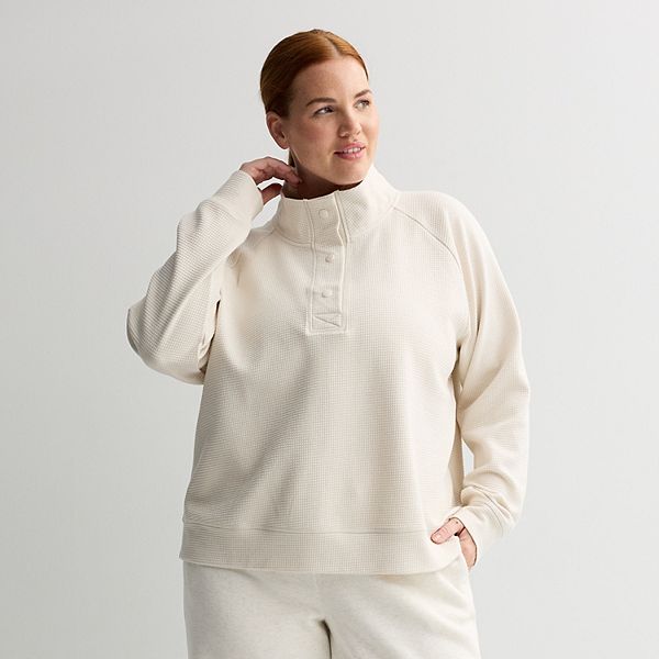 

Рубашка-Поло с вафельной отделкой больших размеров Tek Gear, White Oak