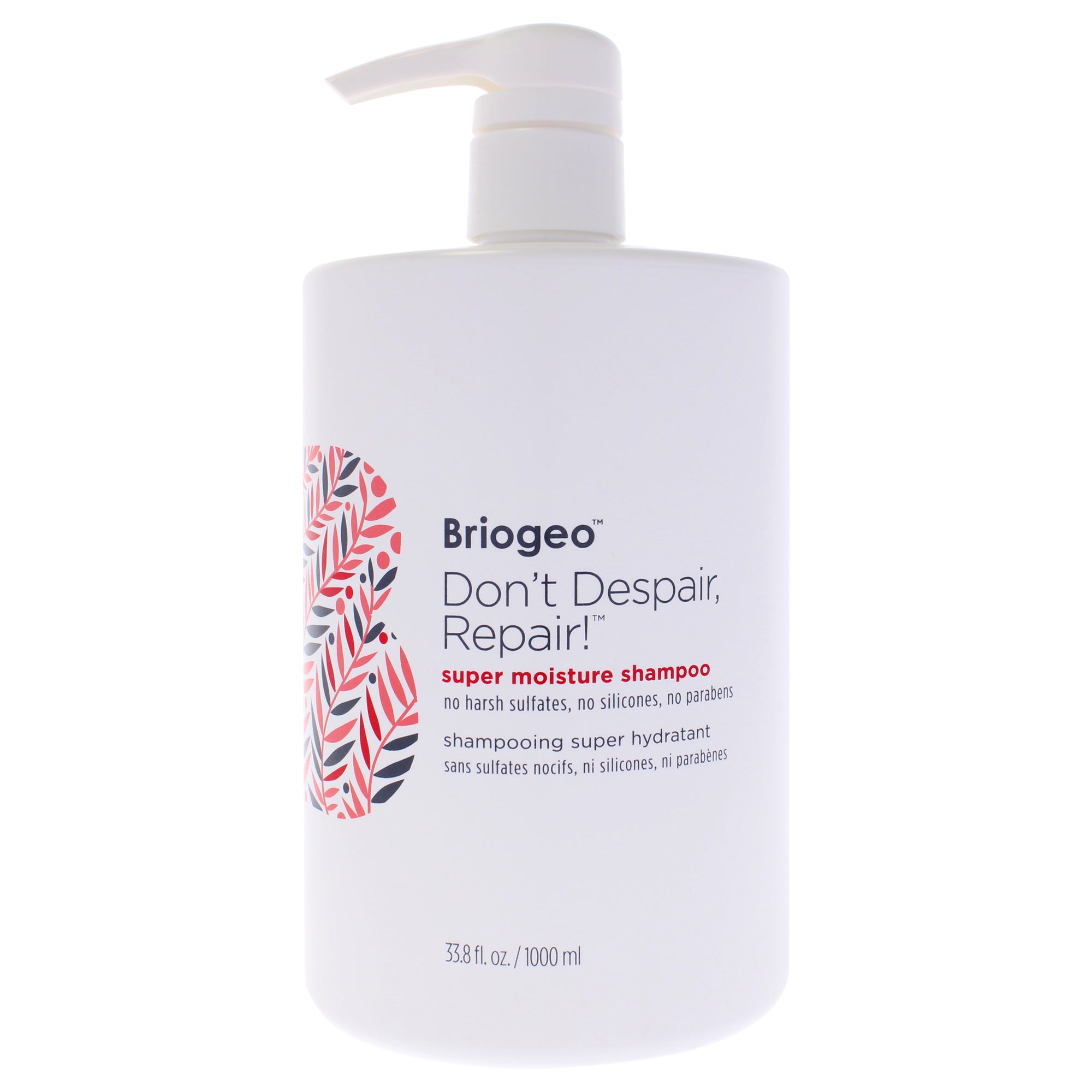 

Шампунь Dont Despair Repair Super Moisture от Briogeo для мужчин и женщин - 950 мл, прозрачный