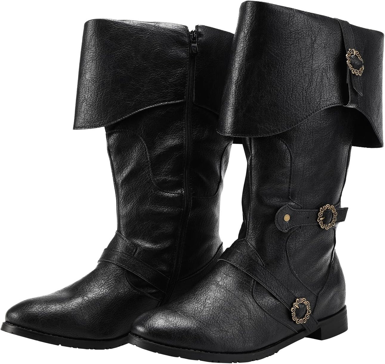 

Мужские средневековые ботинки пирата, обувь для костюма викинга эпохи Возрождения, готические стимпанк-ботинки для косплея, ретро-коричневые высокие ботинки для вечеринки на Хэллоуин Upupcos