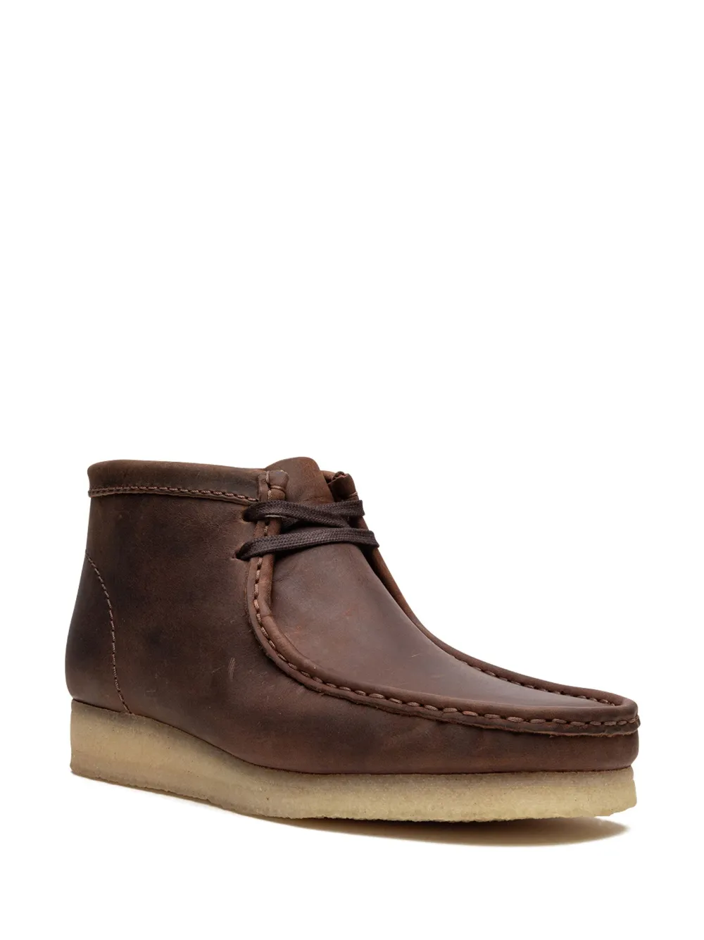 Ботинки Wallabee Clarks Originals, коричневый — фото 2