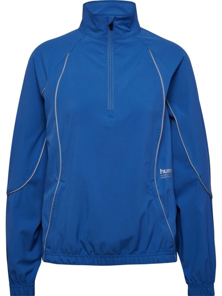 

Тренировочная куртка Pulse Woven W Half Zip синего цвета Hummel