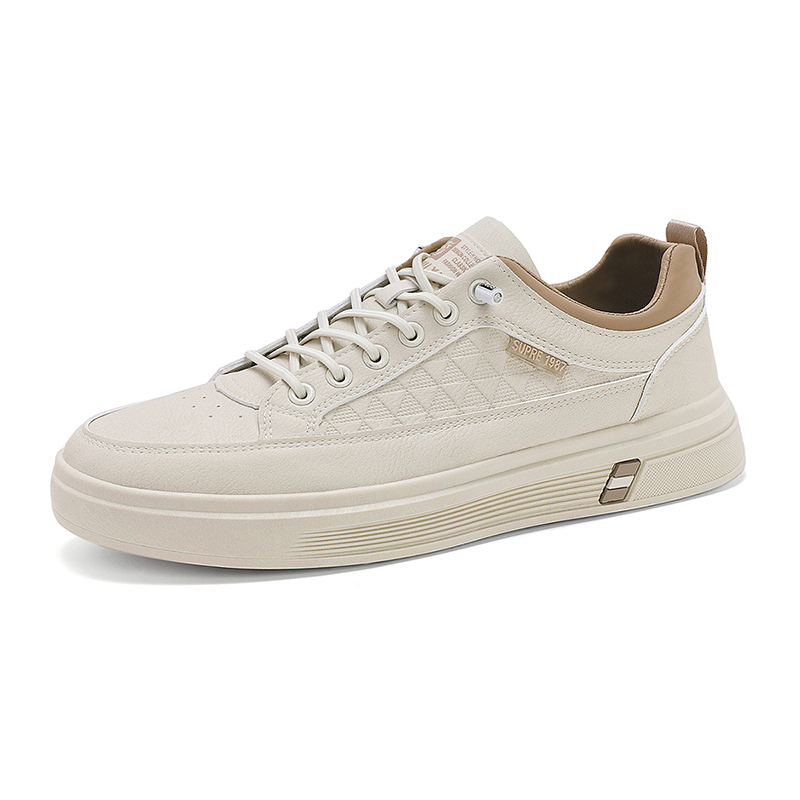

SHOUBA Низкие скейтерские кроссовки мужские бежево-хаки, цвет Beige Khaki